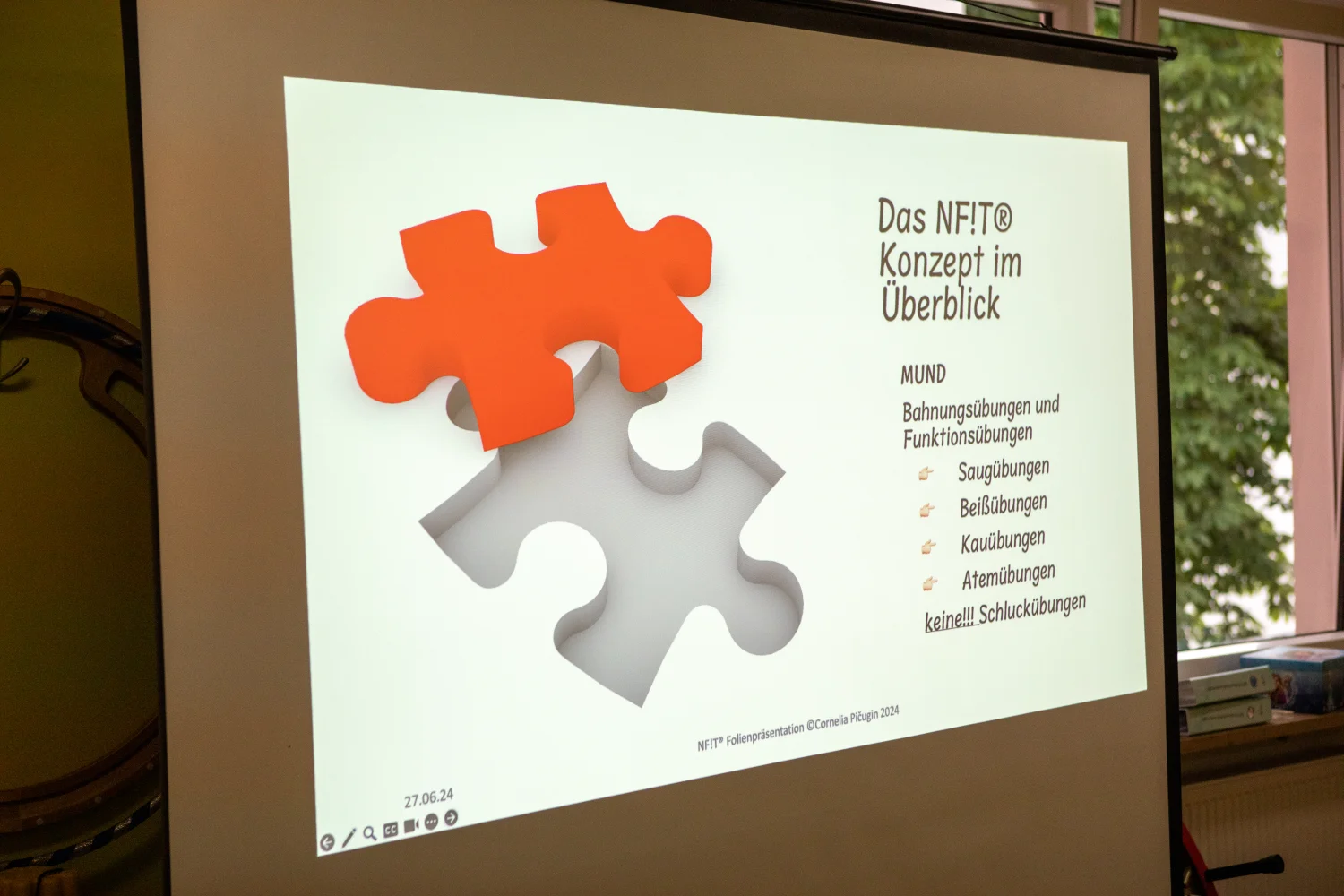 NF!T®, Puzzles auf der Projektionsfläche